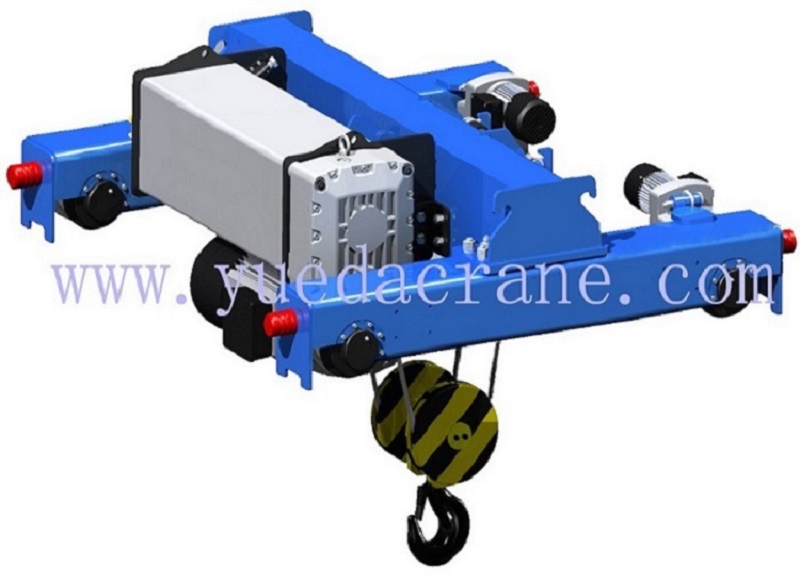 european standard wirerope type double rail electric hoist